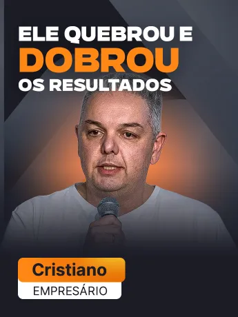 Cristiano — Ele quebrou e dobrou os resultados